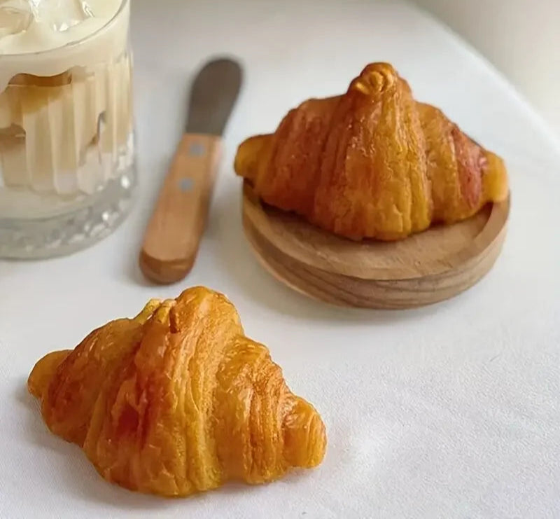 Handcrafted Mini Croissant Candle
