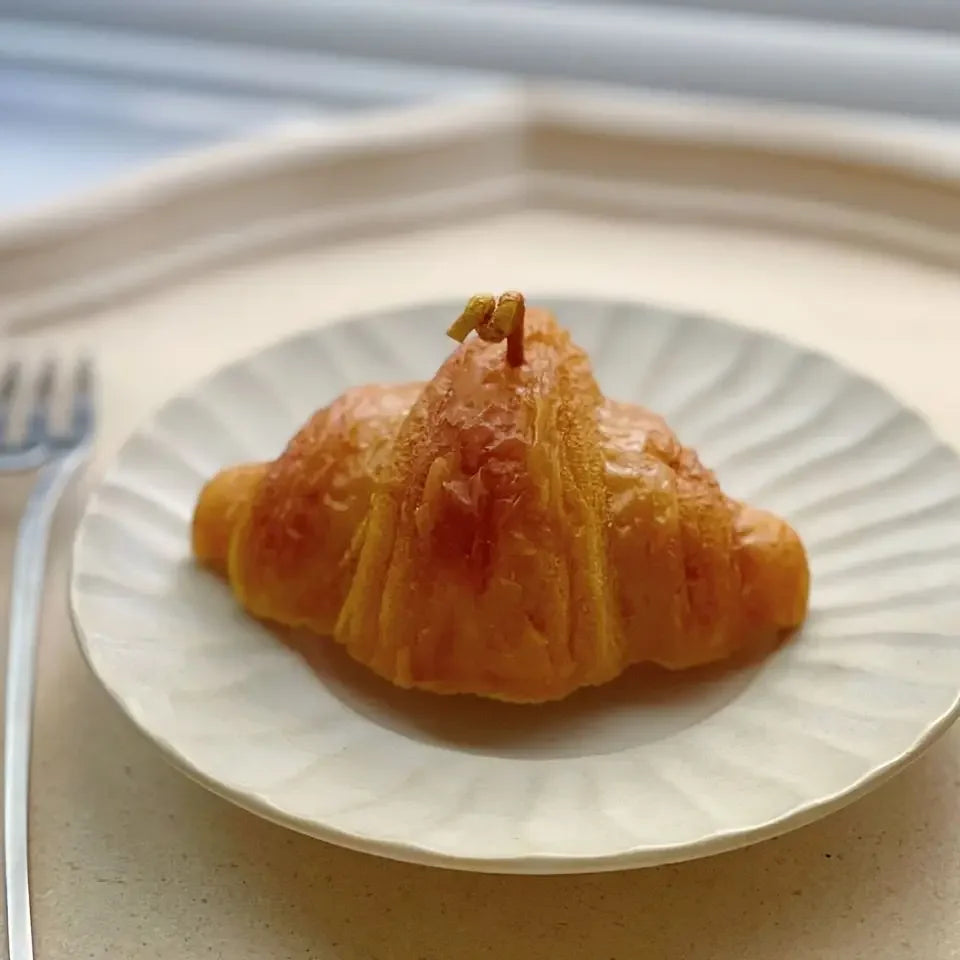 Handcrafted Mini Croissant Candle